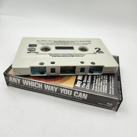 Any Which Way You Can Soundtrack Cassette 1980 WB W5 3499 Clint Eastwood - Picture 3 of 3